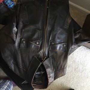 Detail Kangaroo Leather Jacket Motorcycle Nomer 26