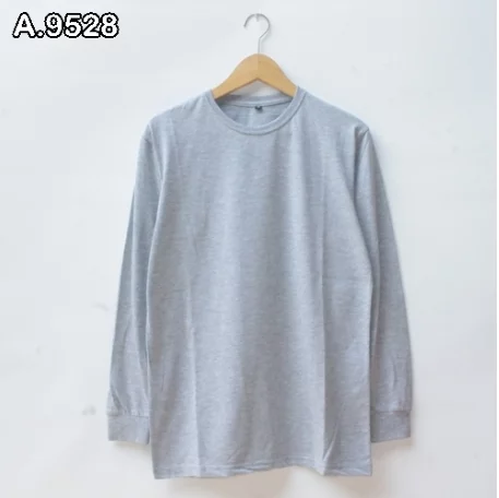 Detail Kaos Abu2 Polos Nomer 30