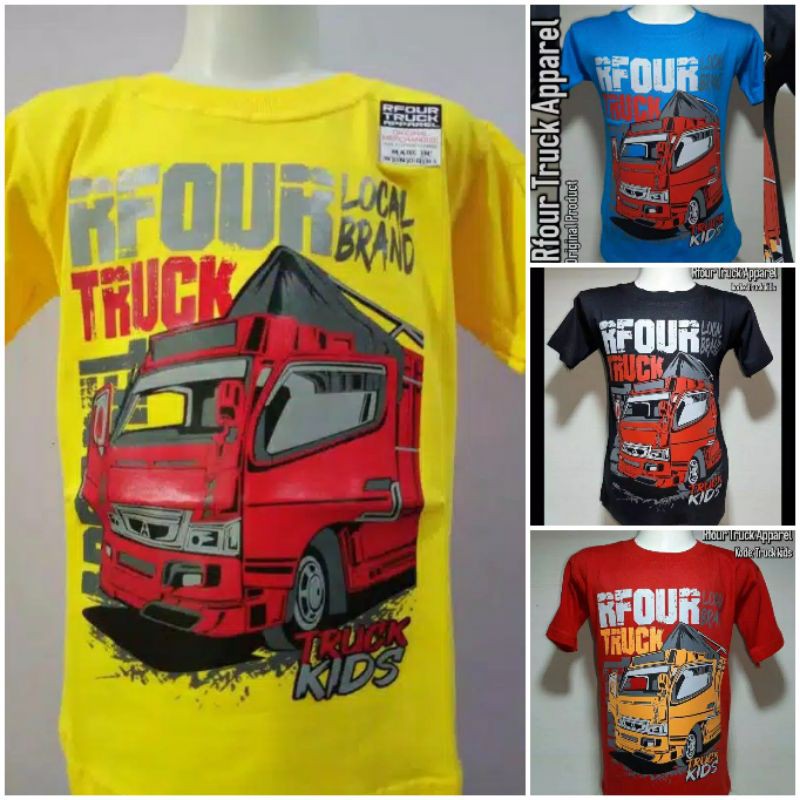 Detail Kaos Anak Gambar Truk Nomer 16