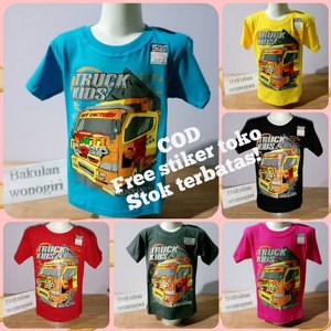 Detail Kaos Anak Gambar Truk Nomer 28