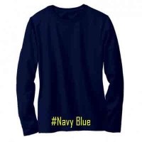 Detail Kaos Biru Navy Depan Belakang Nomer 57