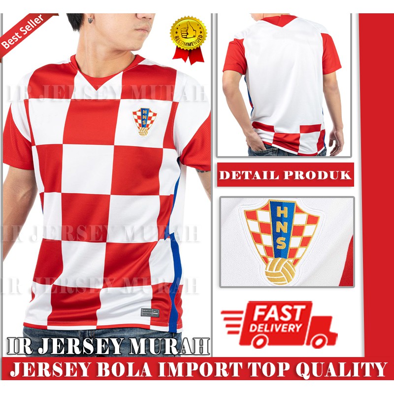 Detail Kaos Bola Kroasia Nomer 19