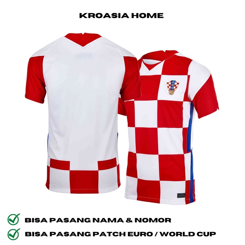 Detail Kaos Bola Kroasia Nomer 30