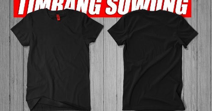 Detail Kaos Depan Belakang Hitam Nomer 8