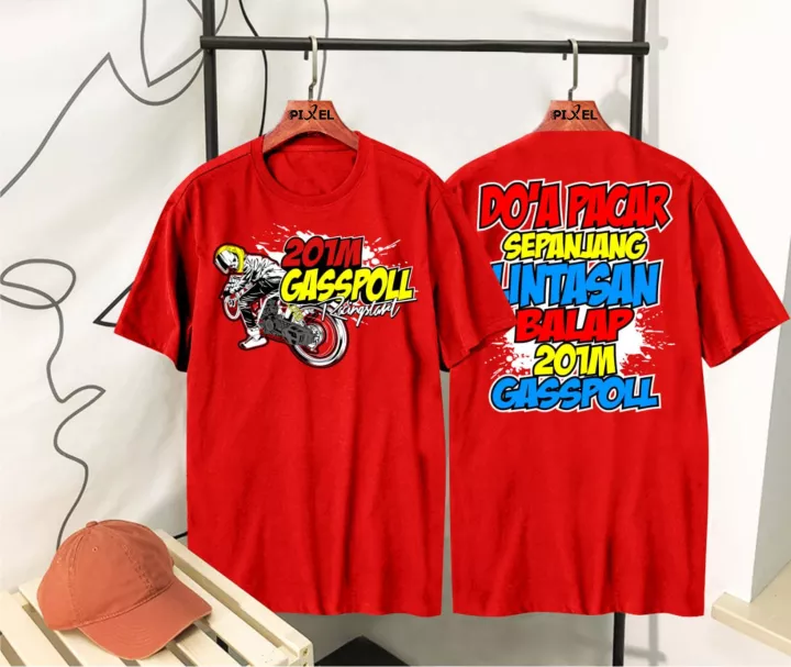 Detail Kaos Drag Racing 201m Nomer 12