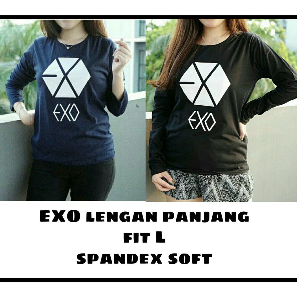 Detail Kaos Exo Lengan Panjang Nomer 20