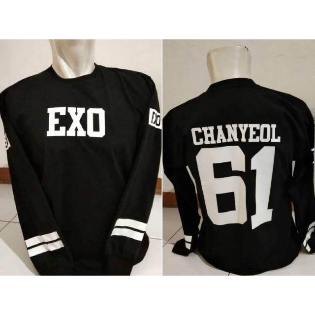 Detail Kaos Exo Lengan Panjang Nomer 22