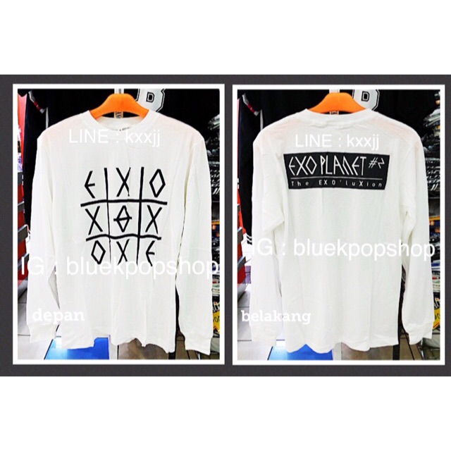 Detail Kaos Exo Lengan Panjang Nomer 27