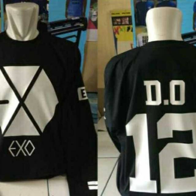 Detail Kaos Exo Lengan Panjang Nomer 29