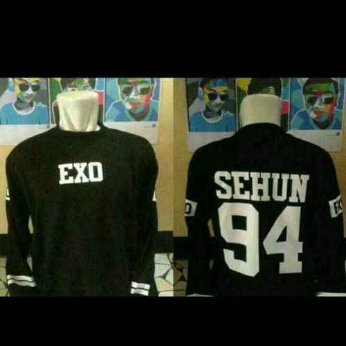 Detail Kaos Exo Lengan Panjang Nomer 30