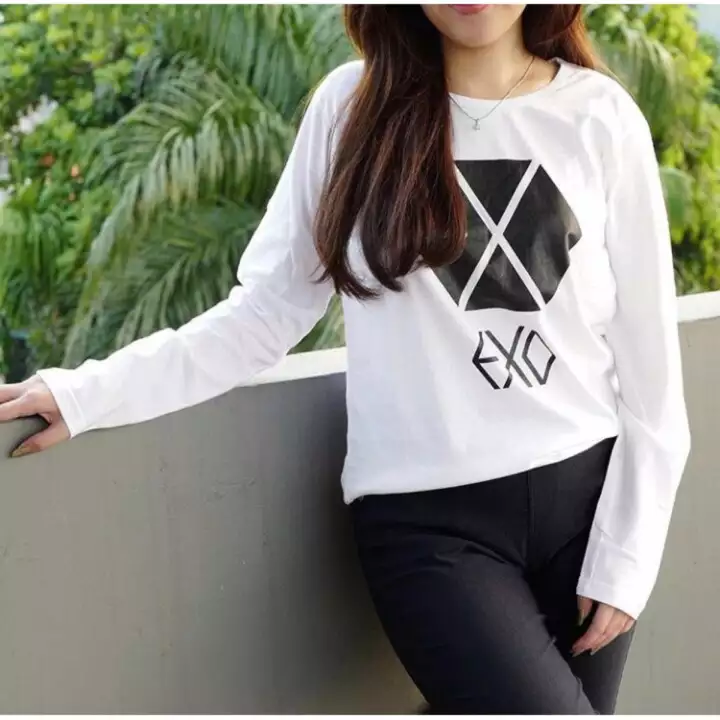 Detail Kaos Exo Lengan Panjang Nomer 33