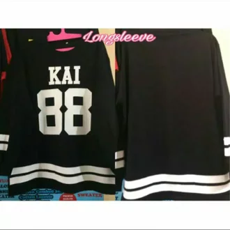 Detail Kaos Exo Lengan Panjang Nomer 45