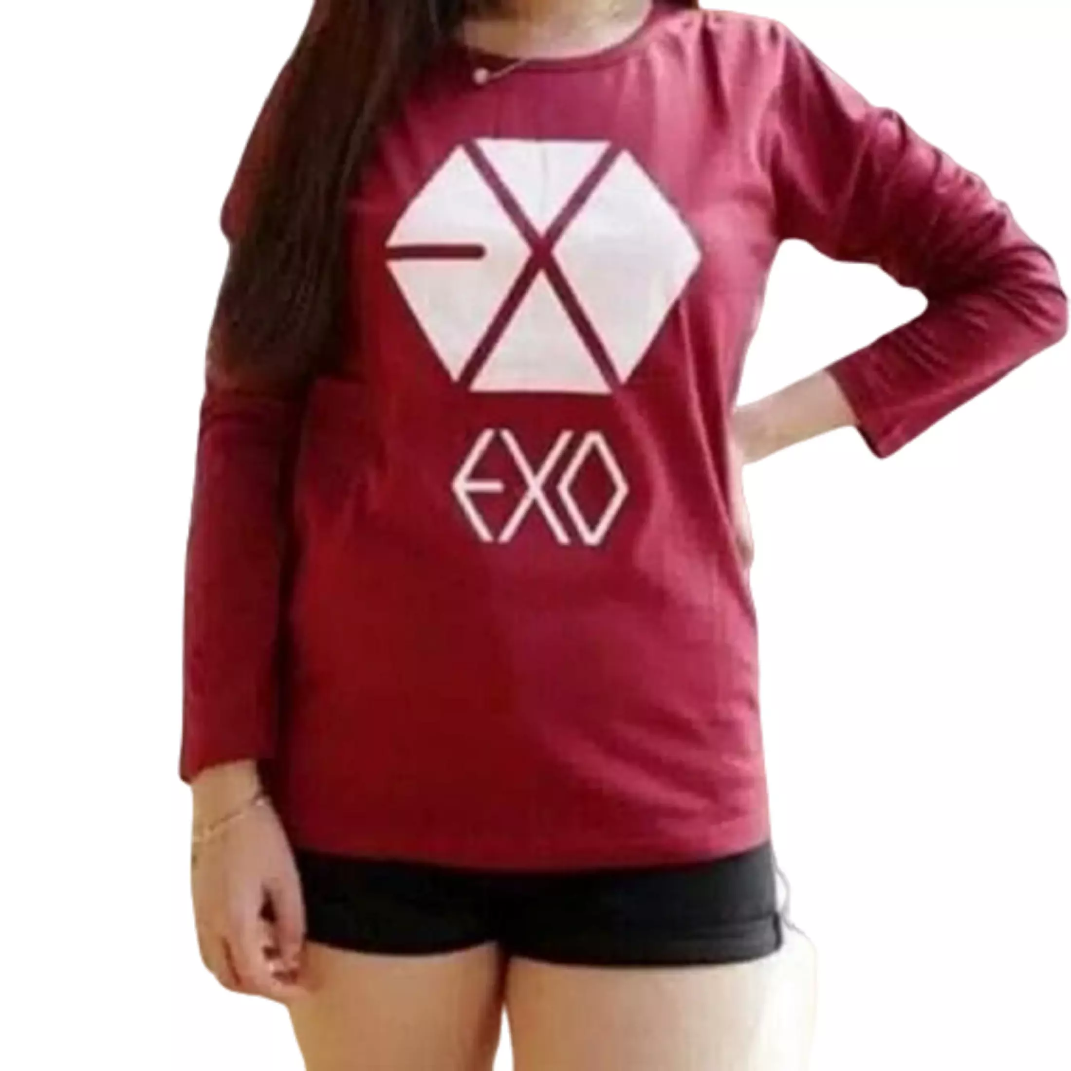 Detail Kaos Exo Lengan Panjang Nomer 56