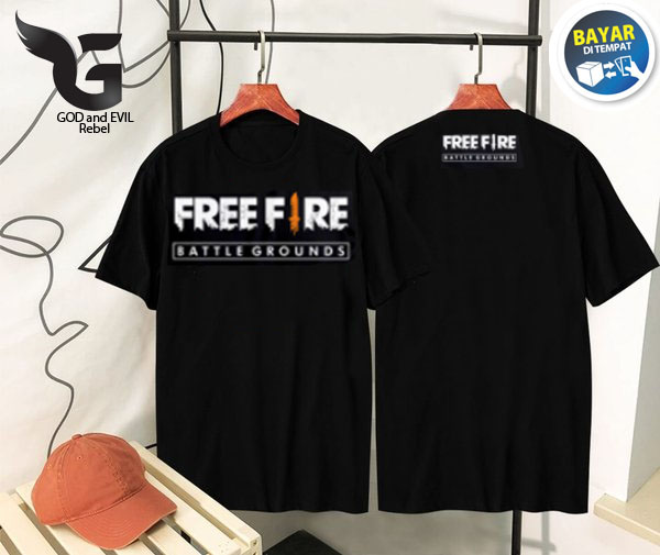 Detail Kaos Free Fire Depan Belakang Nomer 30