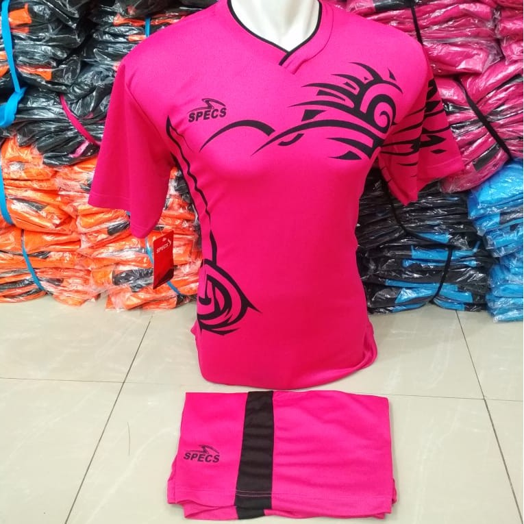 Detail Kaos Futsal Warna Pink Nomer 18