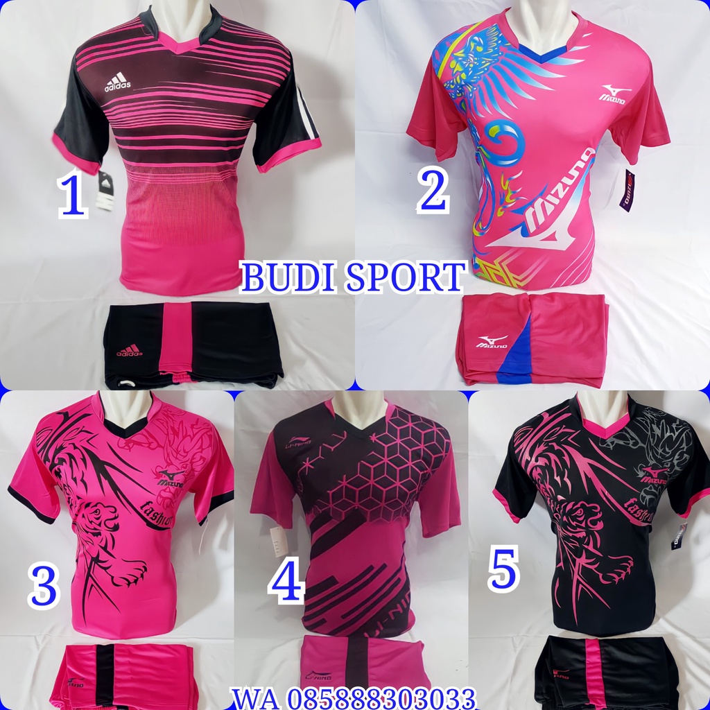 Detail Kaos Futsal Warna Pink Nomer 22