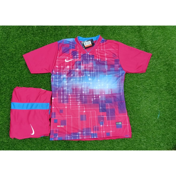 Detail Kaos Futsal Warna Pink Nomer 32