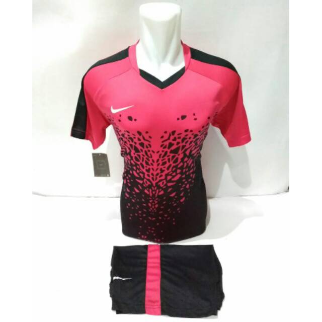 Detail Kaos Futsal Warna Pink Nomer 35