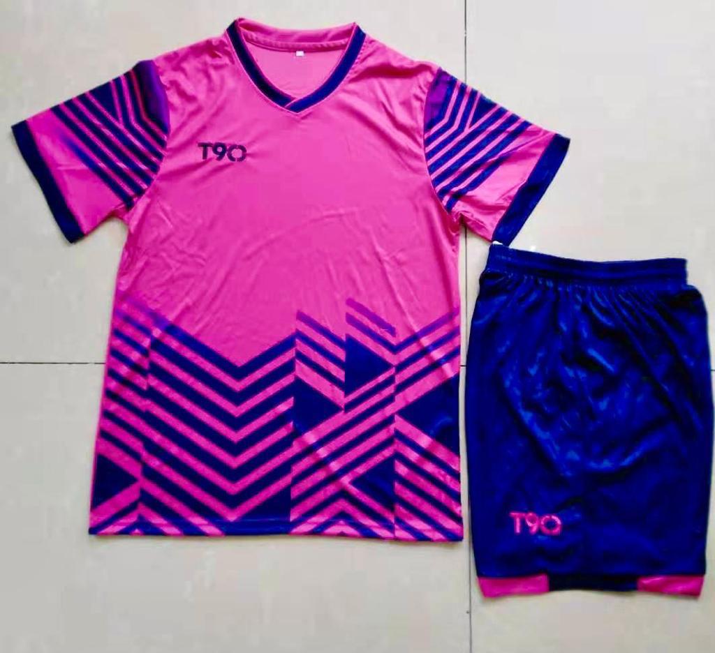 Detail Kaos Futsal Warna Pink Nomer 46