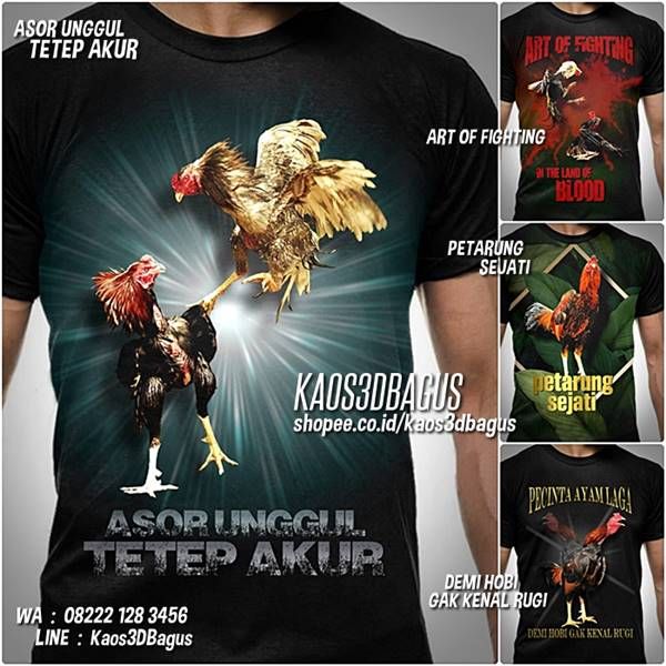 Detail Kaos Gambar Ayam Nomer 2