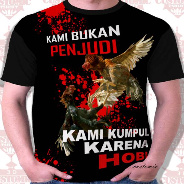 Detail Kaos Gambar Ayam Aduan Nomer 32