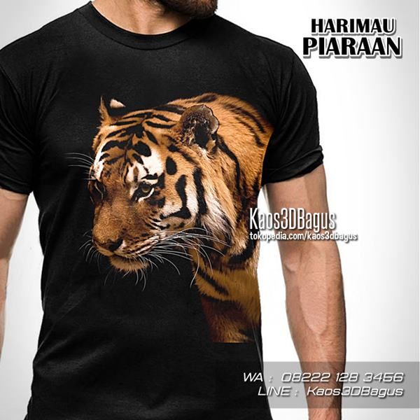 Detail Kaos Gambar Macan Nomer 12