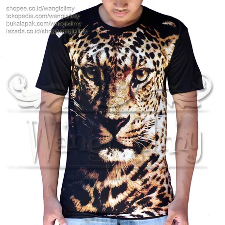 Detail Kaos Gambar Macan Nomer 15