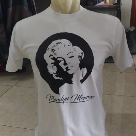 Detail Kaos Gambar Marilyn Monroe Nomer 51