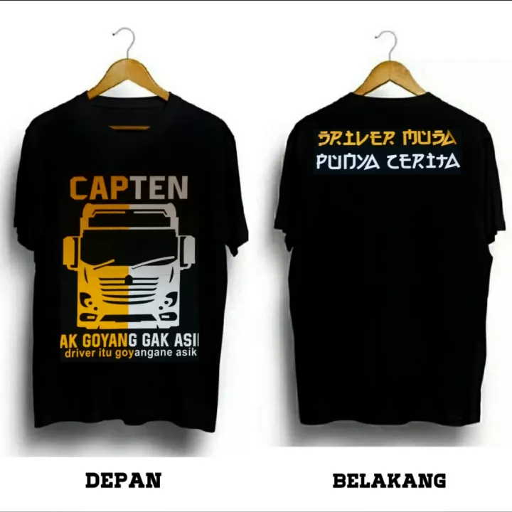 Detail Kaos Gambar Mobil Truk Nomer 44