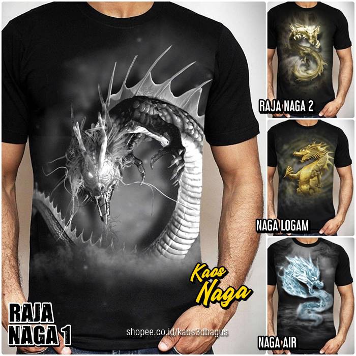 Detail Kaos Gambar Naga Nomer 28