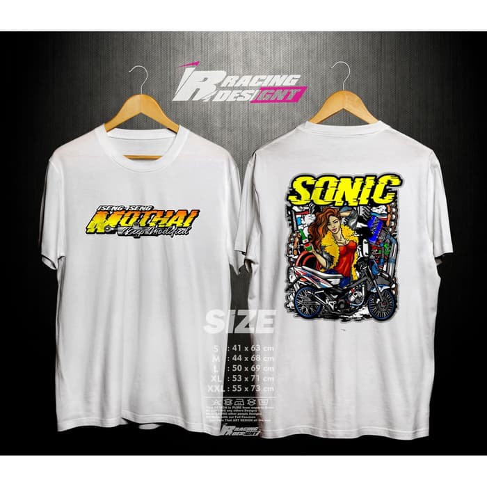 Detail Kaos Gambar Sonic Nomer 12