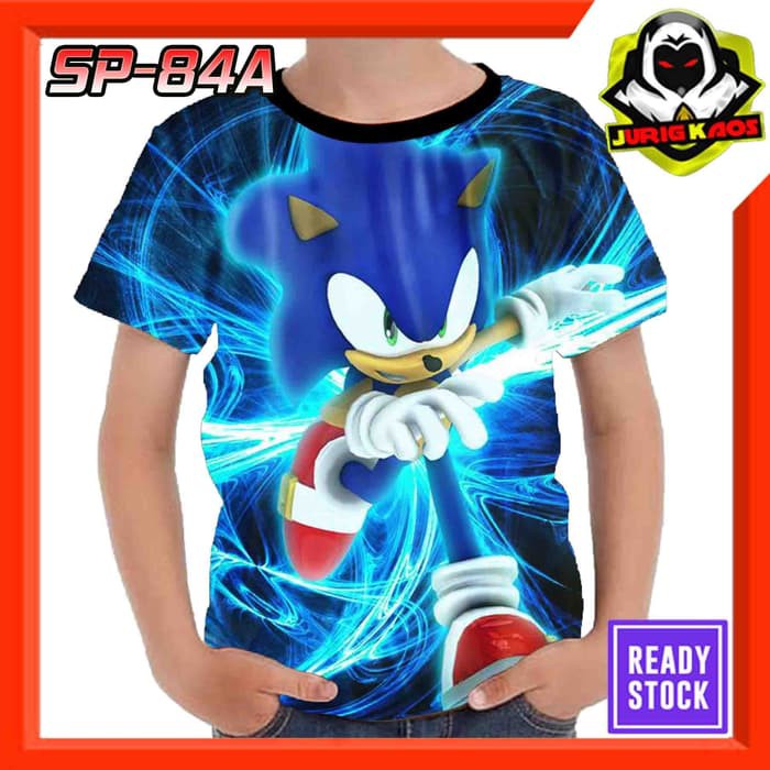 Detail Kaos Gambar Sonic Nomer 18