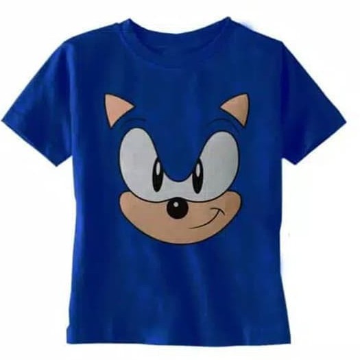 Detail Kaos Gambar Sonic Nomer 28