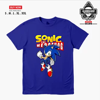 Detail Kaos Gambar Sonic Nomer 29