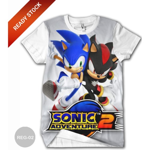 Detail Kaos Gambar Sonic Nomer 50