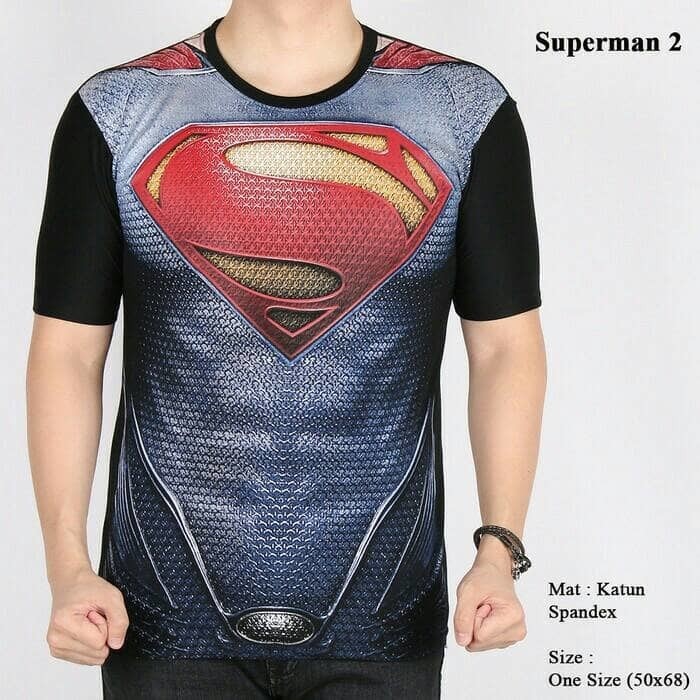 Detail Kaos Gambar Superman Nomer 15