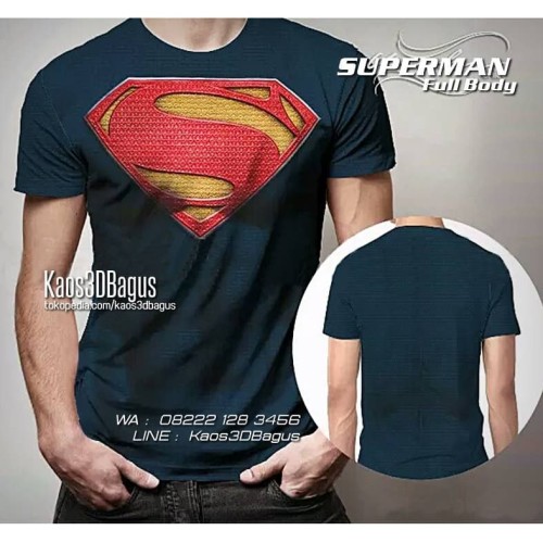 Detail Kaos Gambar Superman Nomer 58