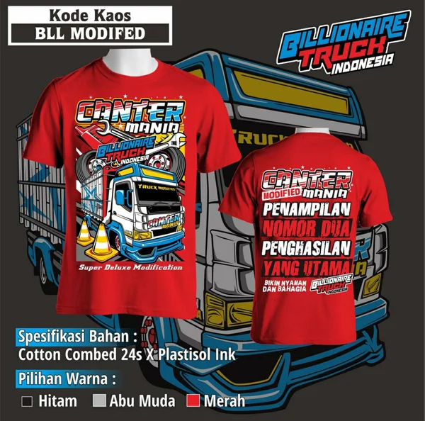 Detail Kaos Gambar Truk Nomer 17