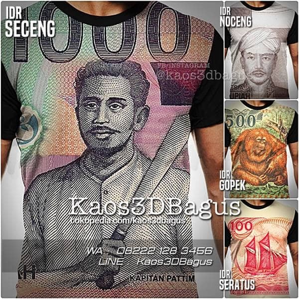 Detail Kaos Gambar Uang Nomer 36