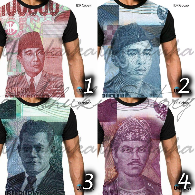 Detail Kaos Gambar Uang Nomer 10