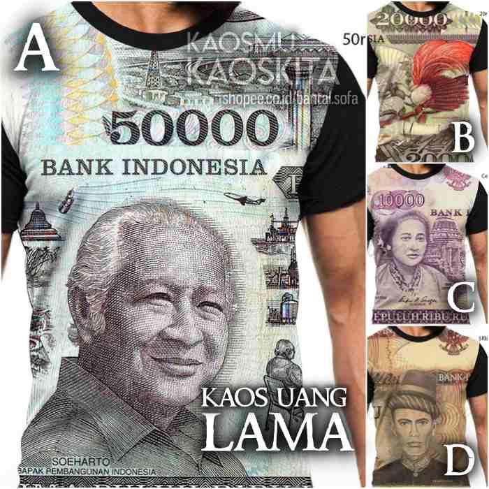 Detail Kaos Gambar Uang Rupiah Nomer 16