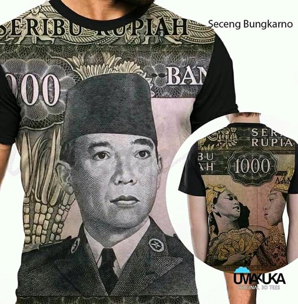 Detail Kaos Gambar Uang Rupiah Nomer 22