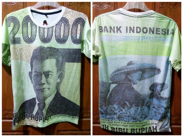 Detail Kaos Gambar Uang Rupiah Nomer 24