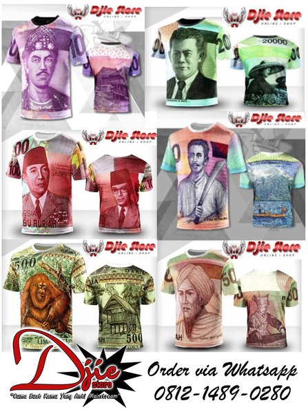 Detail Kaos Gambar Uang Rupiah Nomer 10