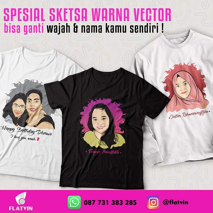 Detail Kaos Gambar Wajah Sendiri Nomer 23