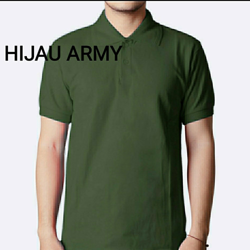 Detail Kaos Hijau Army Nomer 30
