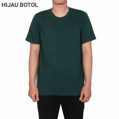 Detail Kaos Hijau Botol Depan Belakang Nomer 33