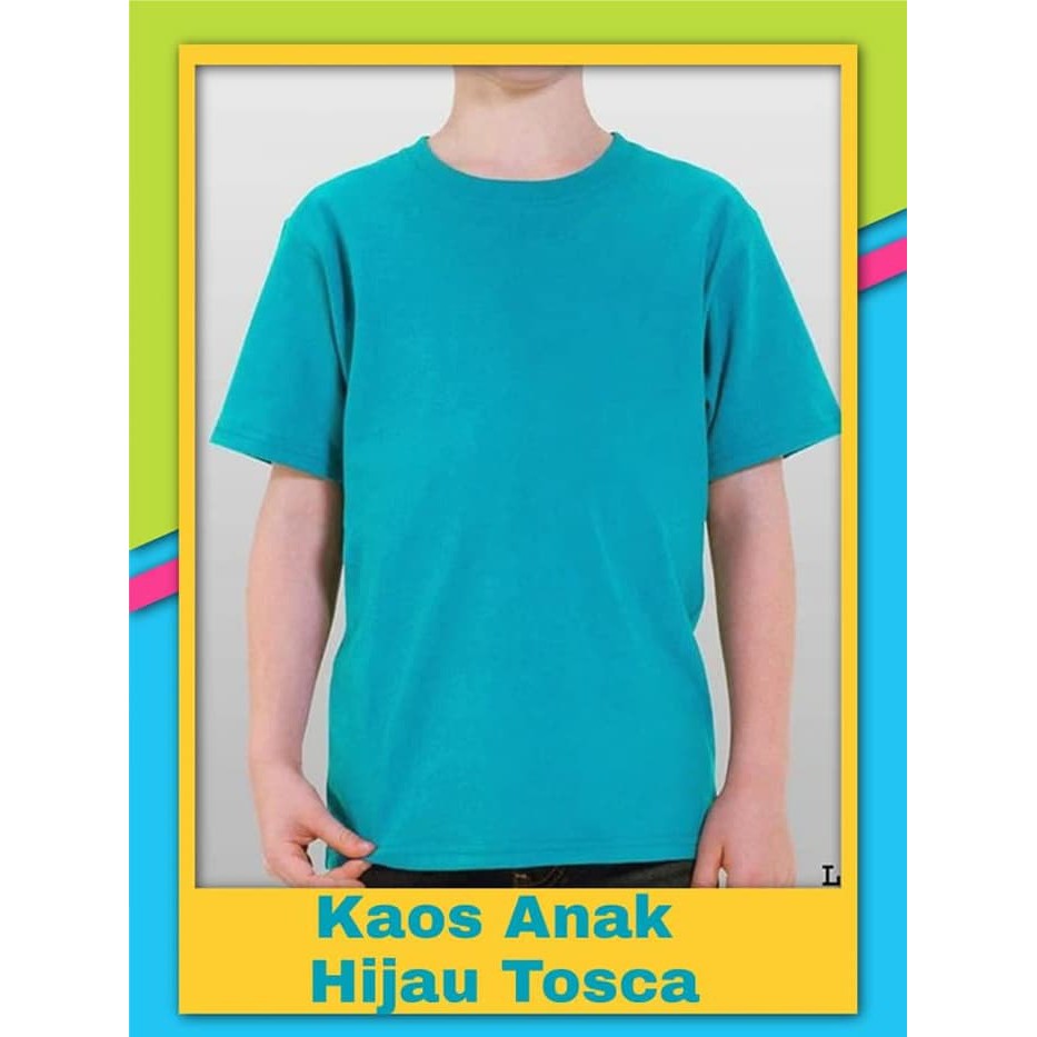 Detail Kaos Hijau Tosca Nomer 10