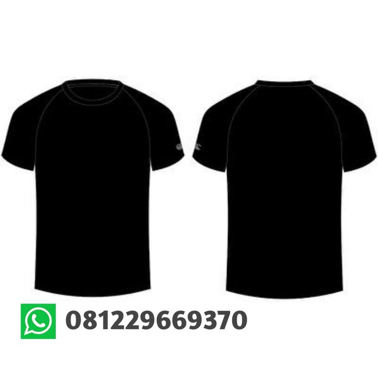 Detail Kaos Hitam Polos Lengan Panjang Belakang Nomer 10