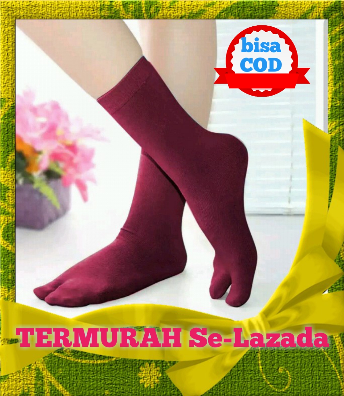 Detail Kaos Kaki Wanita Muslimah Nomer 38